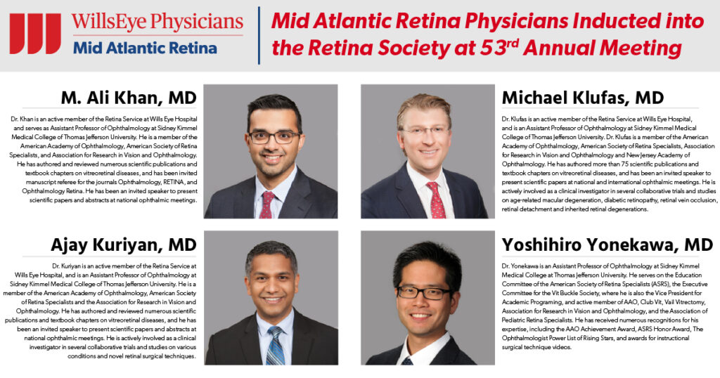 53rd Annual Retina Society Meeting Mid Atlantic Retina